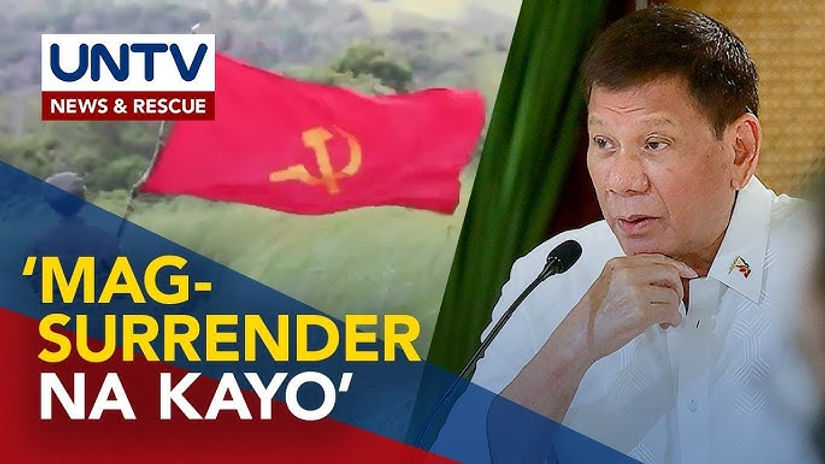 President Duterte: KABAG are truly legal fronts of the CPP-NPA